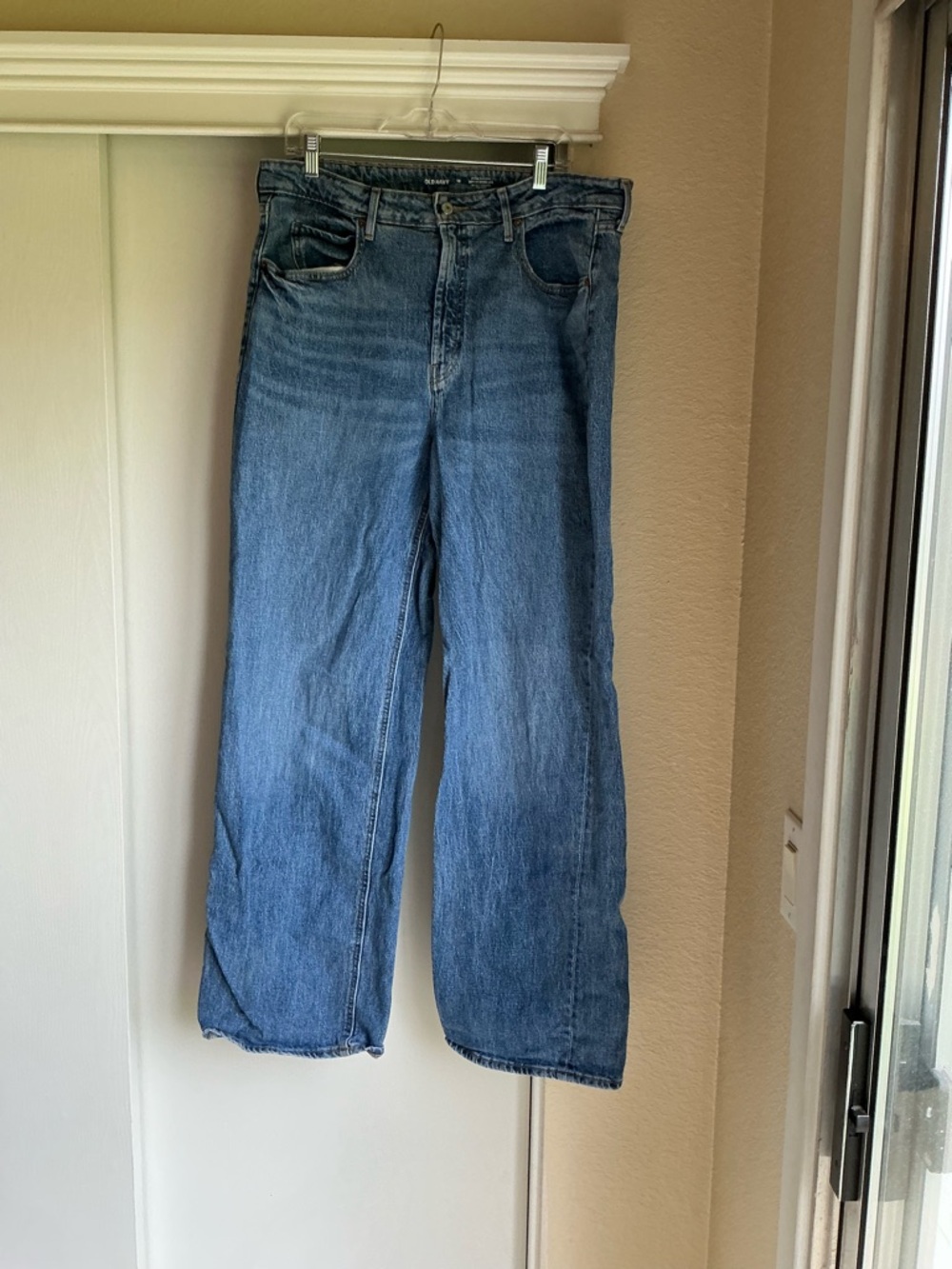 Old Navy Women's Blue Wide Leg Jeans